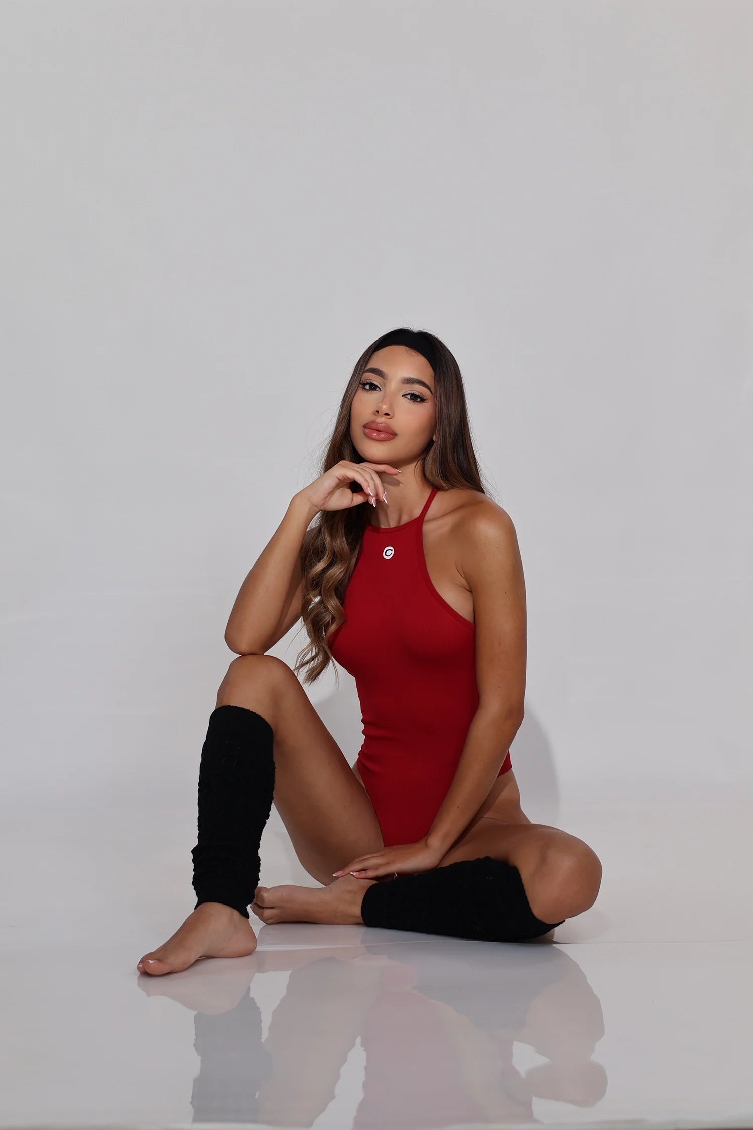 Bodysuits Casas Activewear Red Trendy Seamless